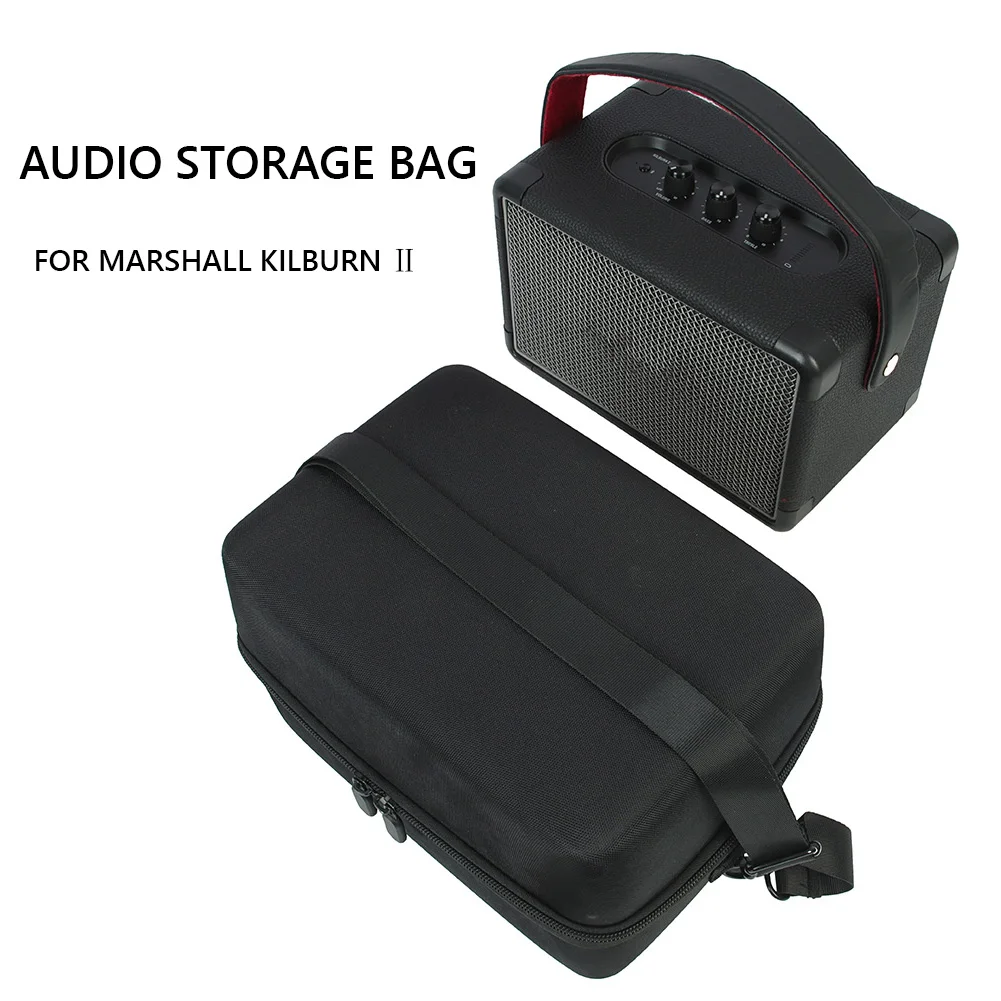 مكبر صوت صغير لاسلكي من مادة إي في إيه حقيبة حمل مضادة للصدمات ومضادة للخدش مع حزام كتف لمكبر صوت BT المحمول مارشال كيلبورن II