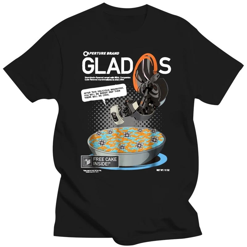 Portal 2 GladOs Cereal t-shirt - PTL004