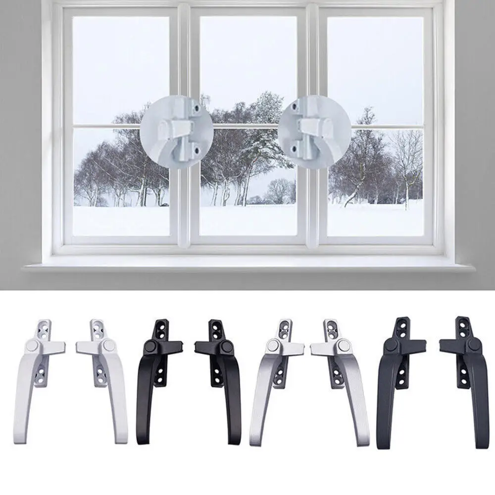 Window Catch Aluminum Aluminum Alloy Handle Window Handle Type Double Glazing Casement Handle For Home Improvement Diy