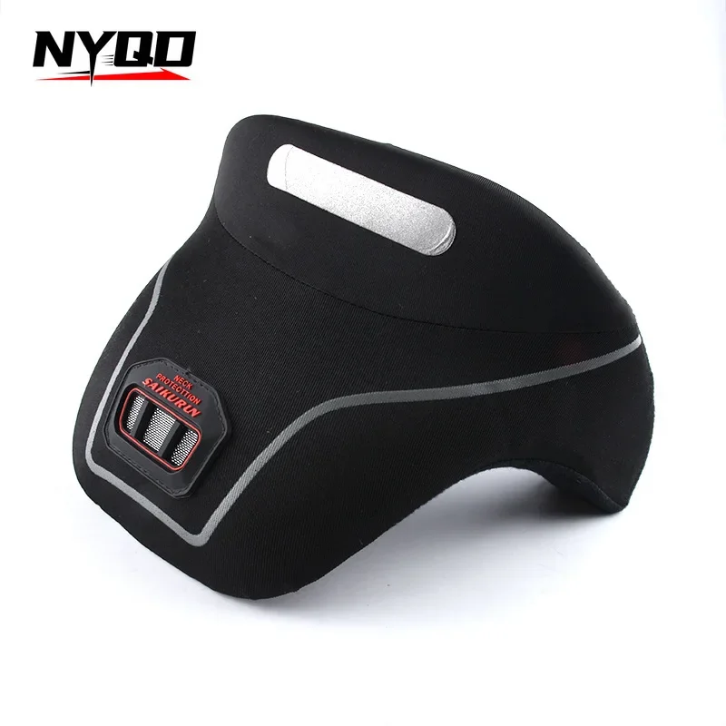 Motorcycle Riding Jacket Men Summer Breathable Suit Motorcyclist Clothing Neck Guard Detachable Outdoor Protective Equipment 6