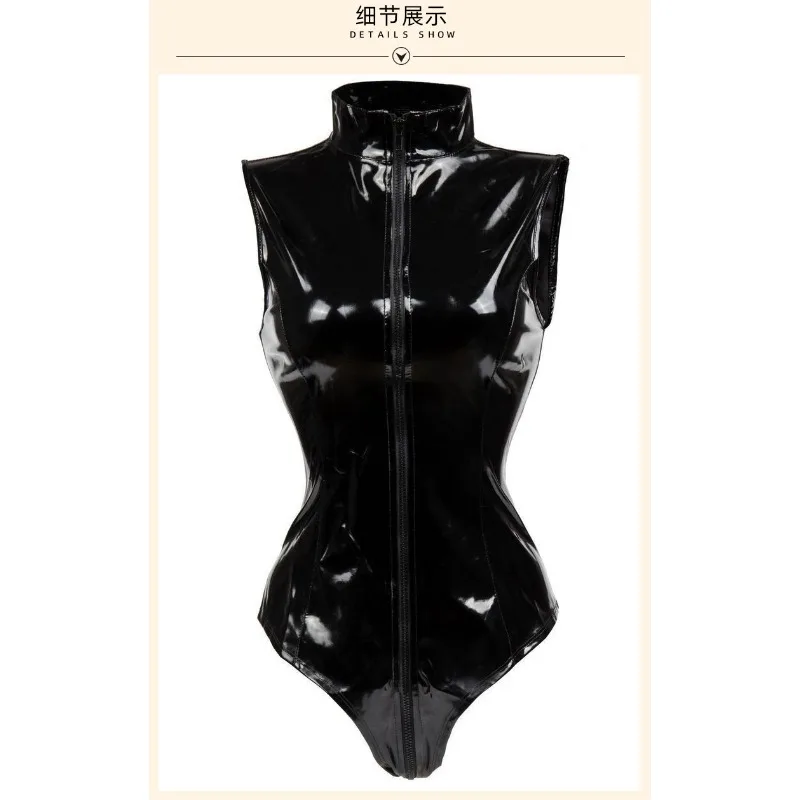 2025 أزياء نيسيي مثلث أسود لون سادة لامع بسيط