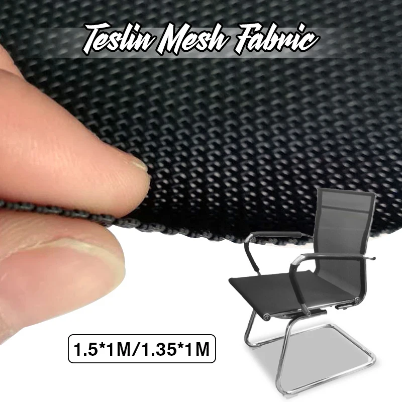 Teslin Encrypted Mesh Fabric for DIY Outdoor Beach Recliner Office Chair Pet Placemat Breathable Warterproof Mesh Cloth 1m