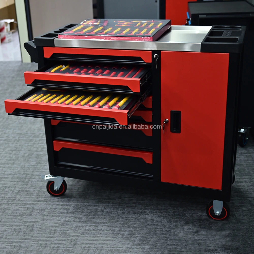 7-drawer  Carts  Storage Workbench Garage Storage  Box With s Garage Cabinet Workshop  Organization