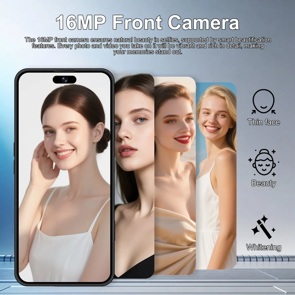 K-Touch Hot 18 Pro Max 22G+2TB Mobile Phones 7.3HD Cell Phone Android 15 Smartphone 5G Dual SIM 7800mAh Unlocked Global Version 16+48MP Cellphones