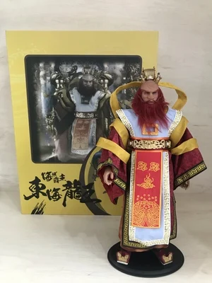 HaoYuToys 1/6 Chinese Ancient Mythology Seri Dragon King Ao Guang Oriental Dragon Full set Action Figure Statue Model