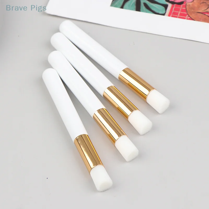 2/4pcs 1cm Diameter Brush For Mixing Ink A Breeze Painting Small Hand Tools