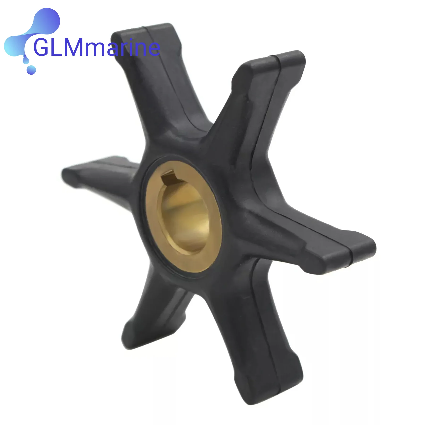 Water Pump Impeller with Key 375638 Fits for Johnson Evinrude 10 15 18 20 25 35 HP Outboard 2-Stroke Engines 775518 777829