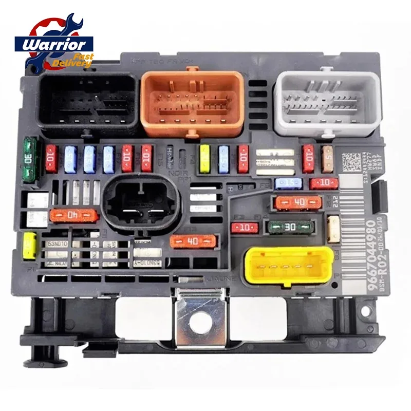 Engine Under Bonnet Fuse Box BSM Unit 9675877980 9675879380 9809742680 R02=R19 6500HK 6500HG for Peugeot Citroen