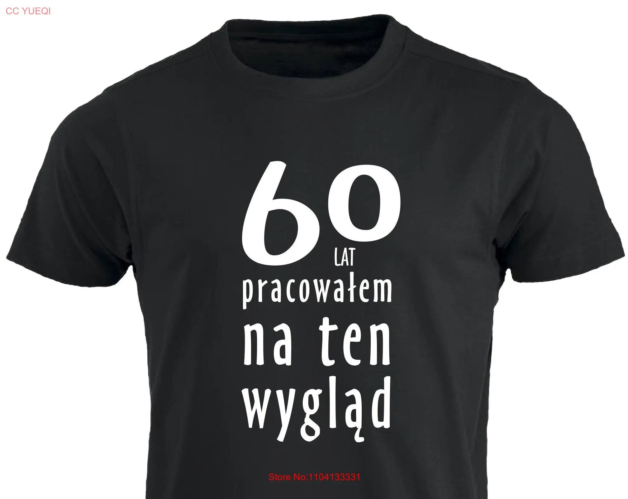 

60 Lat Pracowalem Na Ten Wyglad Koszulka Urodzinowa Urodziny Smieszne T shirt Polska Prezent Polskie Koszulki w UK