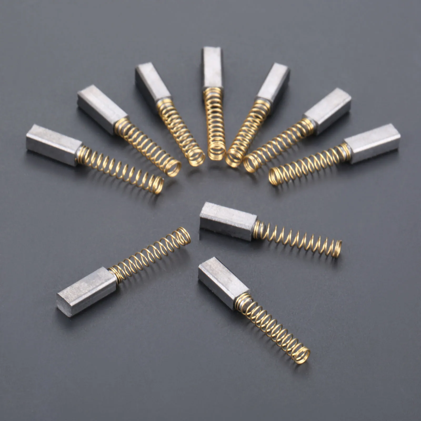 10pcs/lot old fashion/household sewing machine carbon motor brushes Singer/New Home/Elna Graphite copper 100w-180w stitch Tools