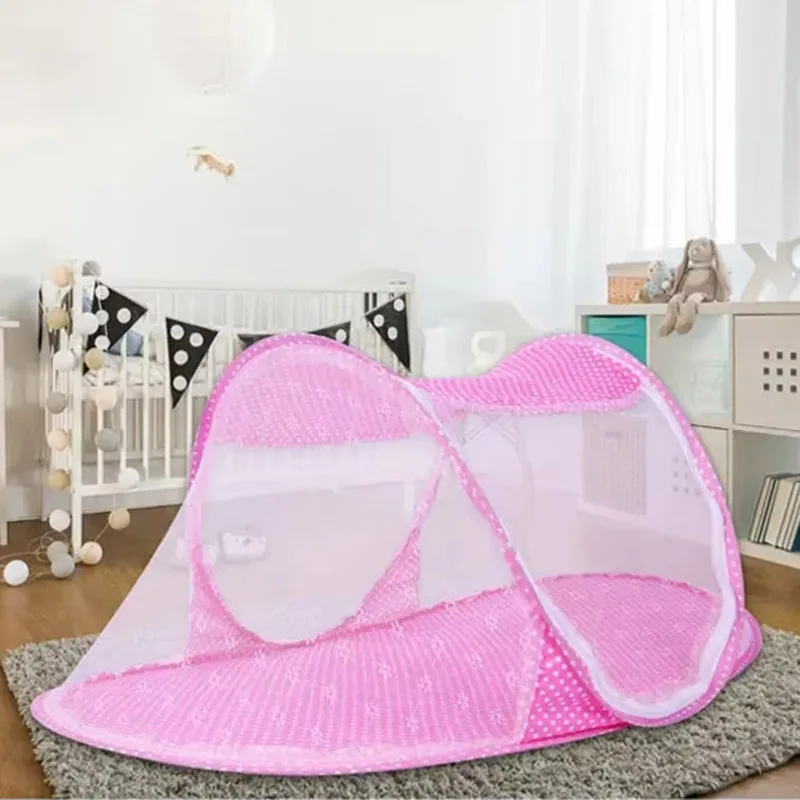 0-3Years Baby Mosquito Netting Newborn Sleep Bed Travel Baby Mosquito Nets Portable Foldable Travel Bed Net Play Tent Children