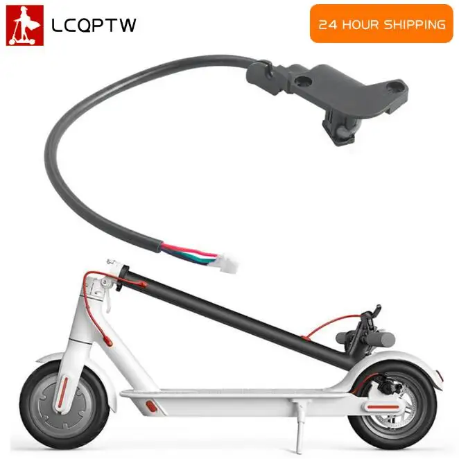 For Xiaomi M365 M365 Pro Scooter Elétrico Linha Protetor Cobre Cabo De Fio Enrolador Espiral Adaptador Do Freio Mão Acessórios