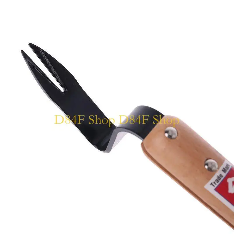 D84F Forked for Head Hand Weeder Puller Remove Shovel Garden Trimming Tools Gad
