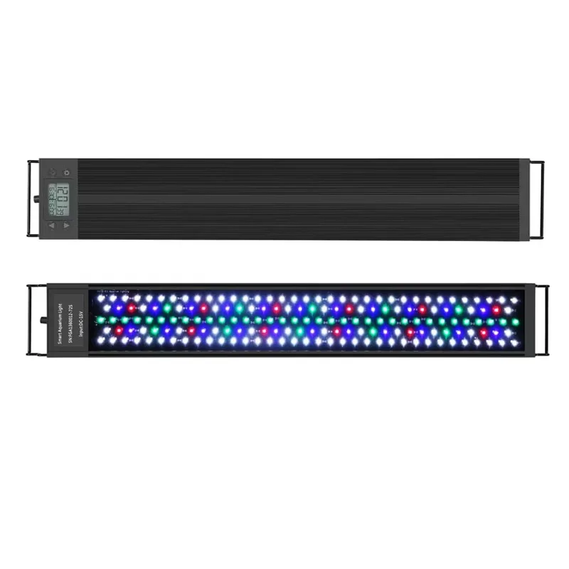 75/120Cm Aquarium Light Emitting Diode Marine Light Smart Touch Control Aquarium Aquaculture Decorative Light Strip Holder
