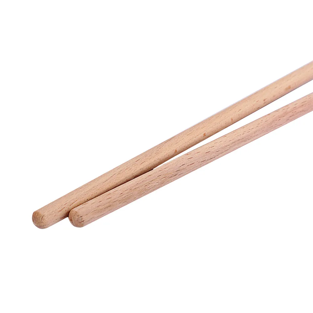 1Pair Large Drum Mallets Wood Handle Rubber Head Bells Glockenspiel Percussion Stick Musical Instrument Accessories Red