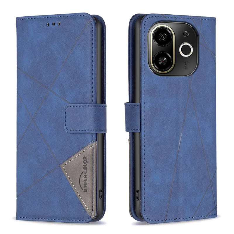 حافظة هاتف جلدية فاخرة لهاتف Tecno Spark 30 20 Pro GO 1 2025 Pova 6 Neo Spark30 5G Couqe محفظة مغناطيسية غطاء قلاب