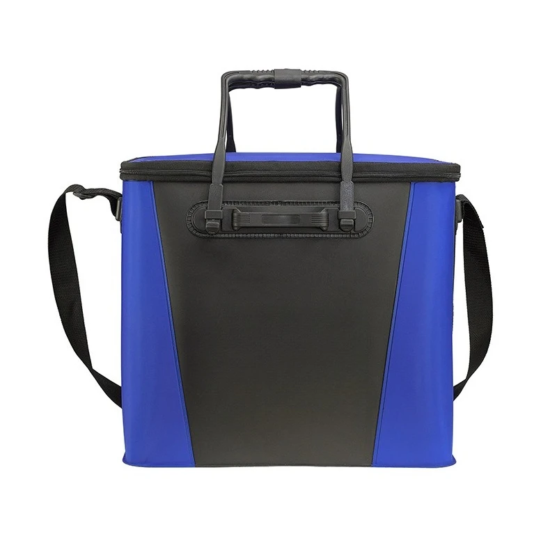 Thickened EVA Foldable Live Fish Bucket Waterproof Portable Fishing Live Well Bag Outdoor Fishing Tackle Container