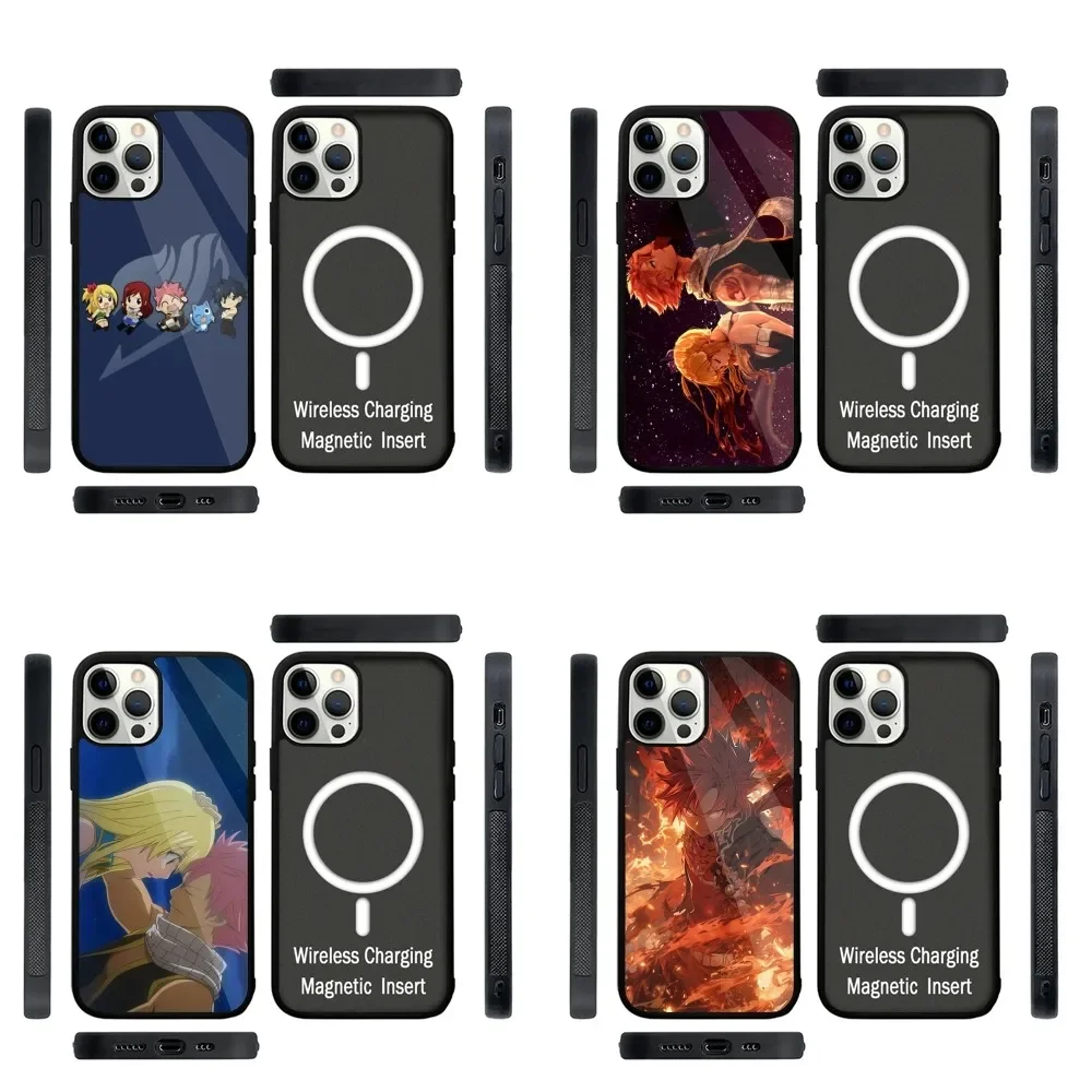 

F-Fairy Tail Anime Phone Case Strong Magnetic For IPhone 16,15,14,13,Pro,Max,Plus,11,12,Mini For Magsafe Wireless Charging