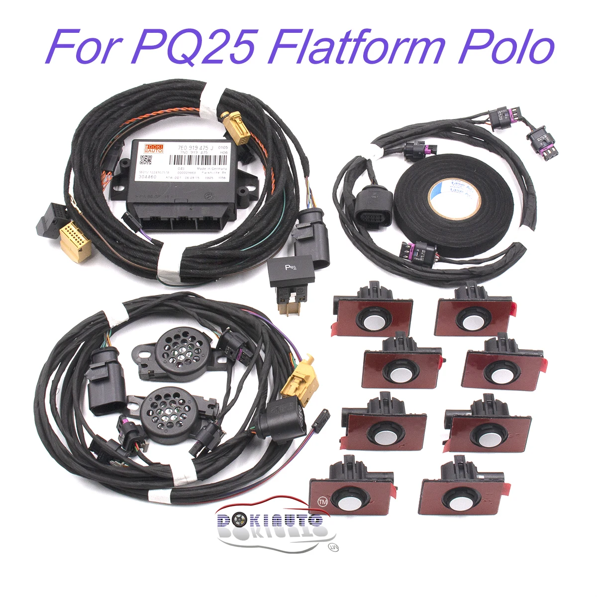 USE FIT FOR POLO PQ25 Park Pilot Parking Front and Rear 8K Sensor With OPS 7E0 919 475 J/L 7E0919475J/L