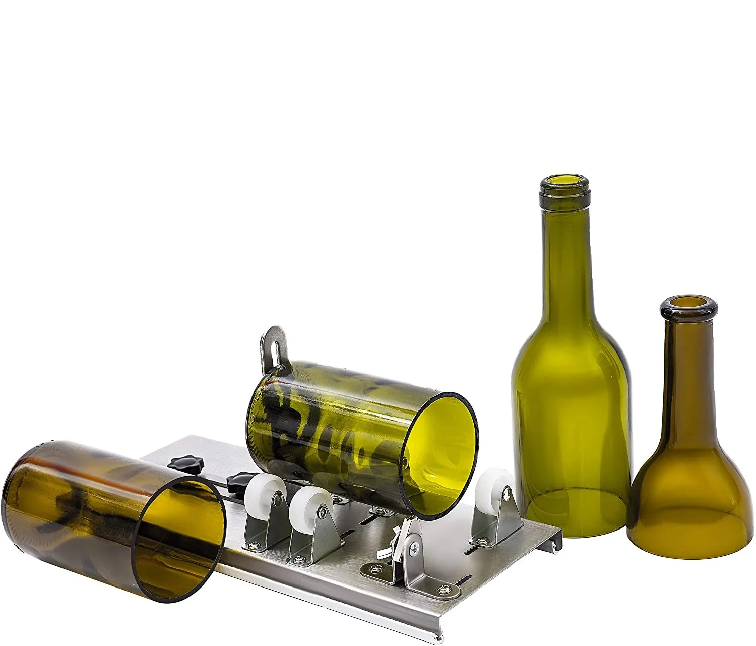 PBLOG Portable Diamond Wheel Glass Bottle Offal Kit Adjustable Size for 2-6mm
