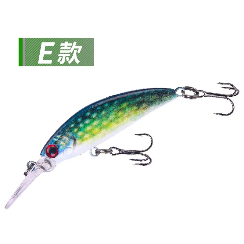 1PCS Crankbait Minnow Fishing Lure Sinking Hard Bait 50mm/5.8g Artificial Bait Fishing Wobblers Swimming Carp