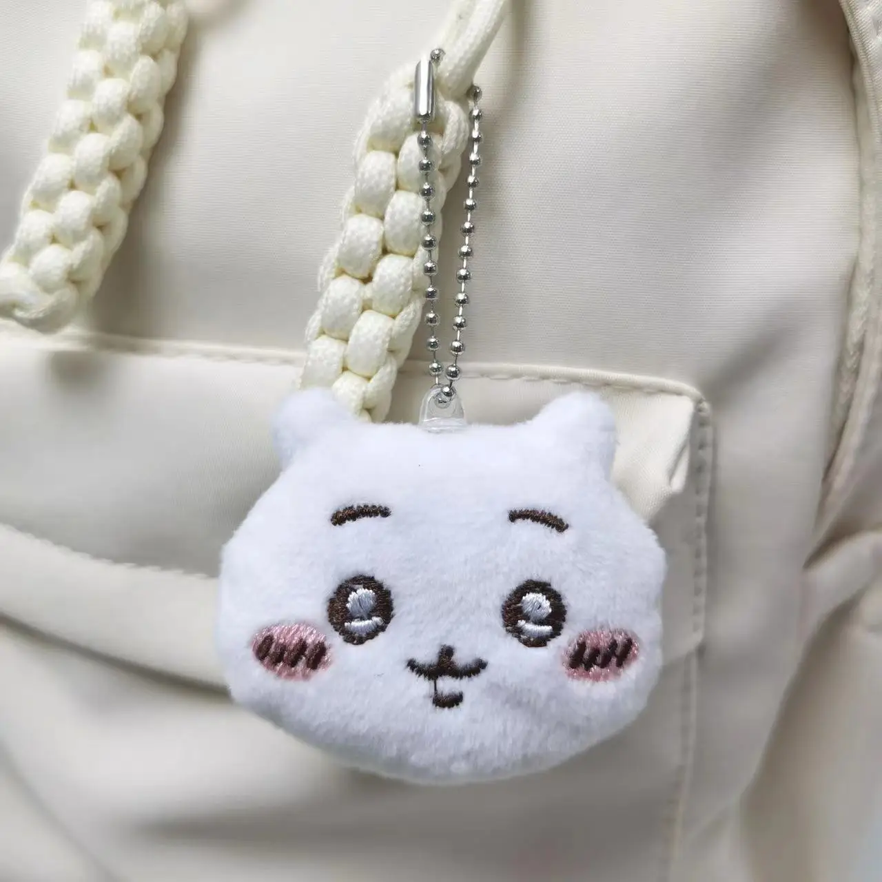 chiikawa Hachiware Usage Keychain Cute cartoon plush pendant Fun fashion anime accessories Kawaii couple birthday gift