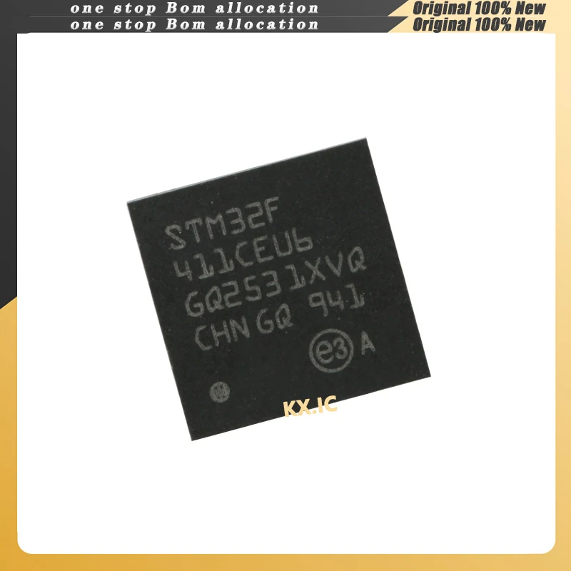 

5 шт./лот, 100% новый оригинальный STM32F411CEU6 STM32F411 32F411CEU6 VQFN-48