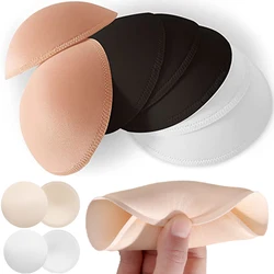 2PCS Women's Round Chest Pad Bra Pads Soft Sponge Sports Bras Bikini Pads Yoga Bra Swimsuit Bralettes Nursing Underwear Inserts