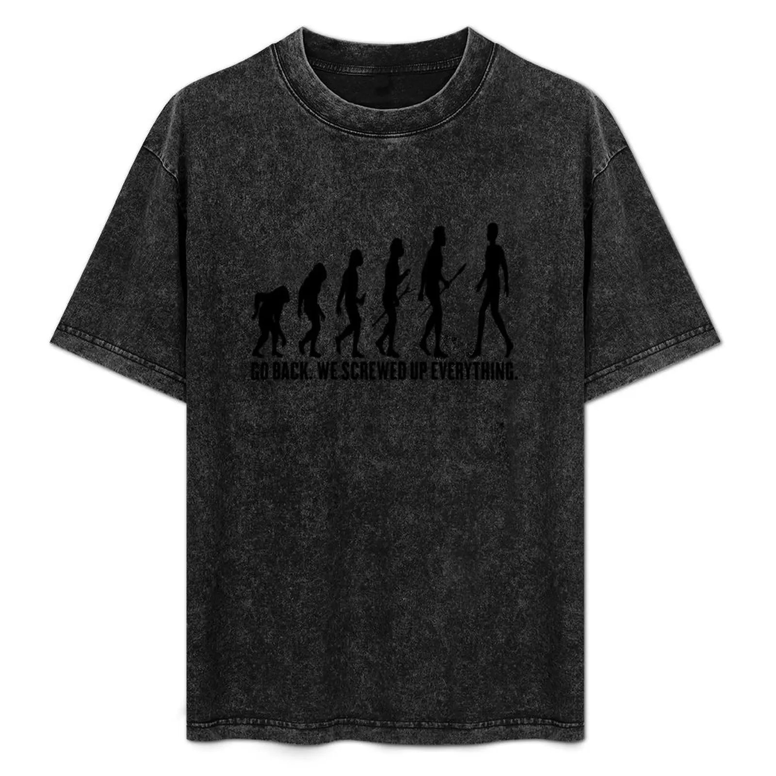 T-shirt drôle « Evolution, arrête de m'accompagner »