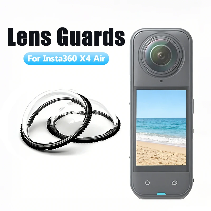

Lens Protector Cap For Insta360 X4 Air Ultra-HD Tempered Glass Lens Guards Scratch Proof Sports Camera Accessories