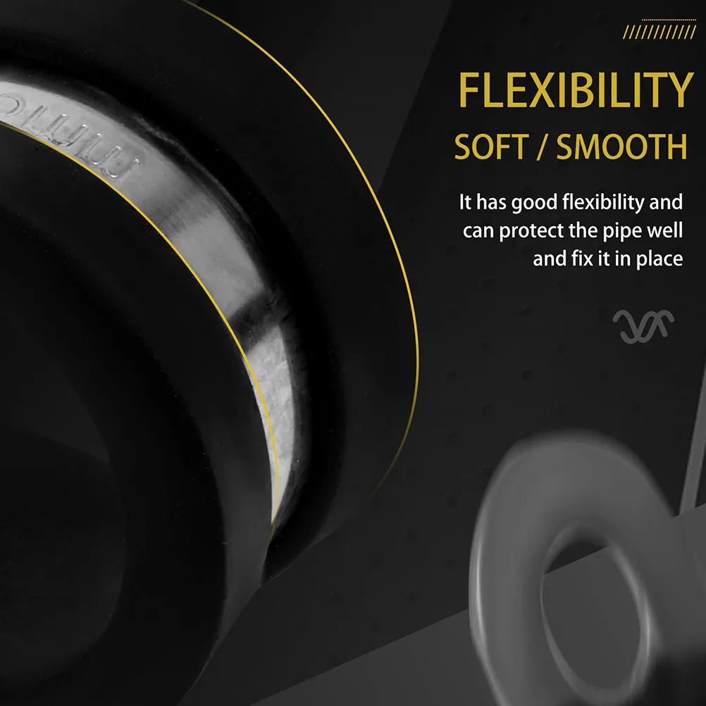 

Набор из 20 металлических зажимов для кабелей из нержавеющей стали с резиновой прокладкой, для промышленного и автомобильного применения, для организации проводов