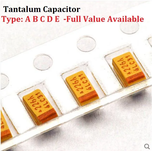 10PCS Tantalum Capacitor Type D 106 35V 10UF 35V SMD Capacitance 35V10UF 7343 Capacitors 10UF35V