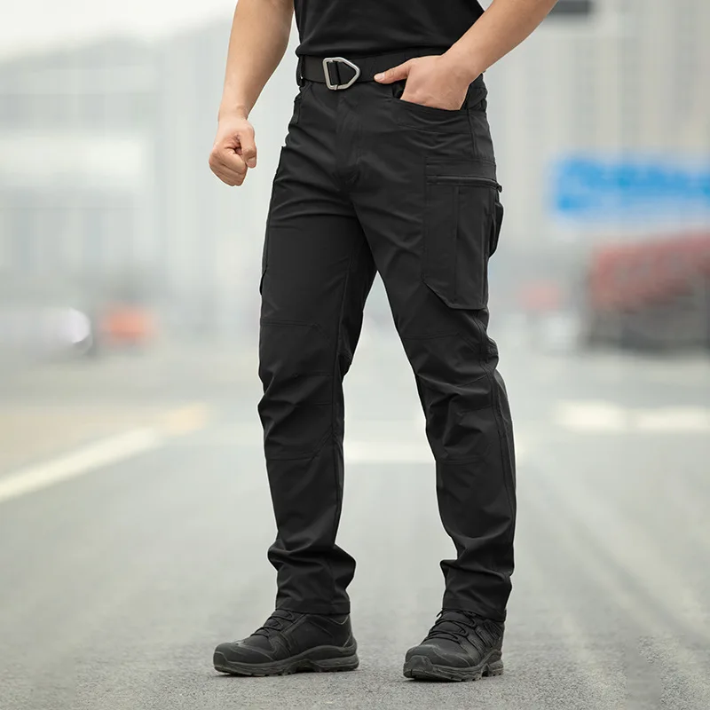 

2026 New Tactical Pants for Men, Spring and Autumn, Waterproof, Wear-Resistant, Multi-Pocket Outdoor Work Training Pants