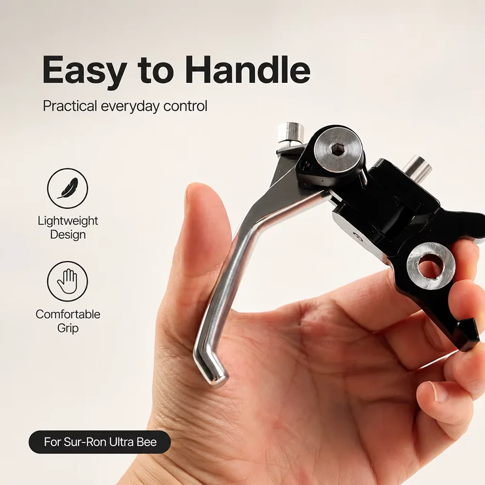 Electric Dirt Bike Two Fingers Brake Levers Folding Drop-proof Forged Brake Handle For Sur Ron Ultra Bee Surron Ultrabee