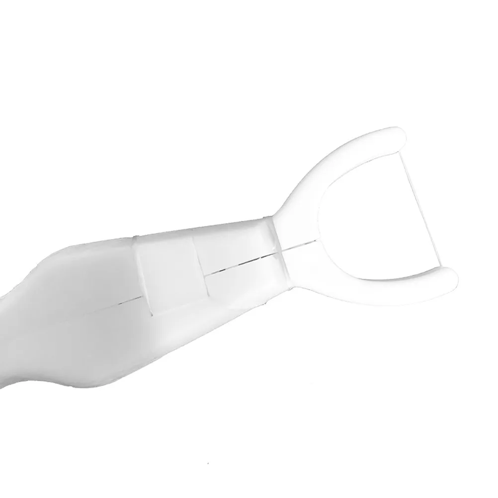 Dental Floss Pick Built-in Spool Flat Wire Replacement Core White Deep Clean Teeth Flosser Soft Wax Coated Flexible Dental