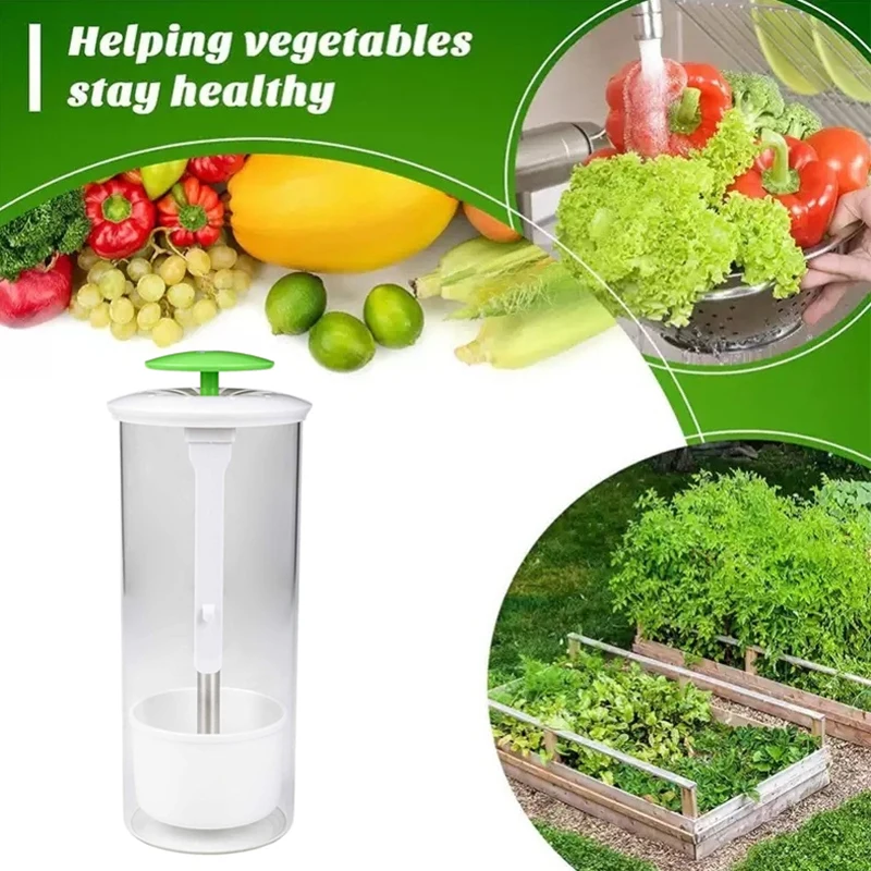 Clear Vegetable Saver Plastic Herb Storage Container Herb Saver For Refrigerator Breathable Tall Shape Fresh Herb Keeper