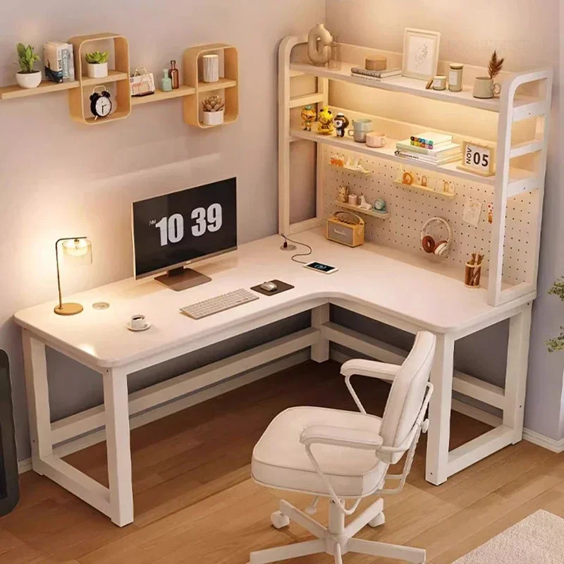 Creative Corner Computer Desk for Study Simple Desktop Artificial Board Desks Modern Easy To Clean Household Room Desk for Hotel