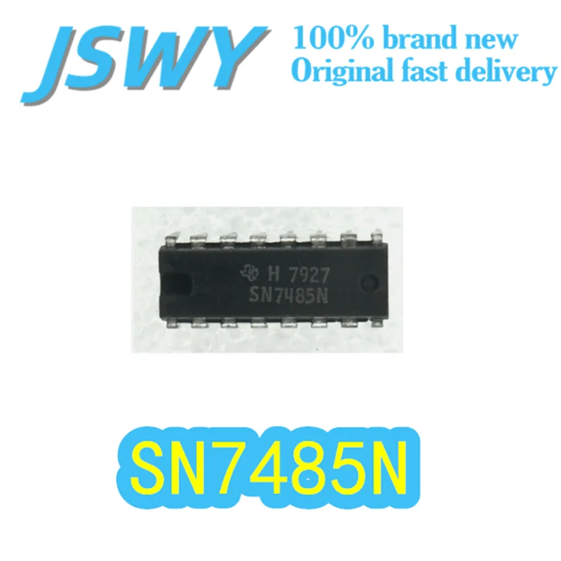 

(10/50 pieces) SN7485N 7485 DIP16 package 4-bit comparator 5V power supply Digital IC chip Electronic components Original