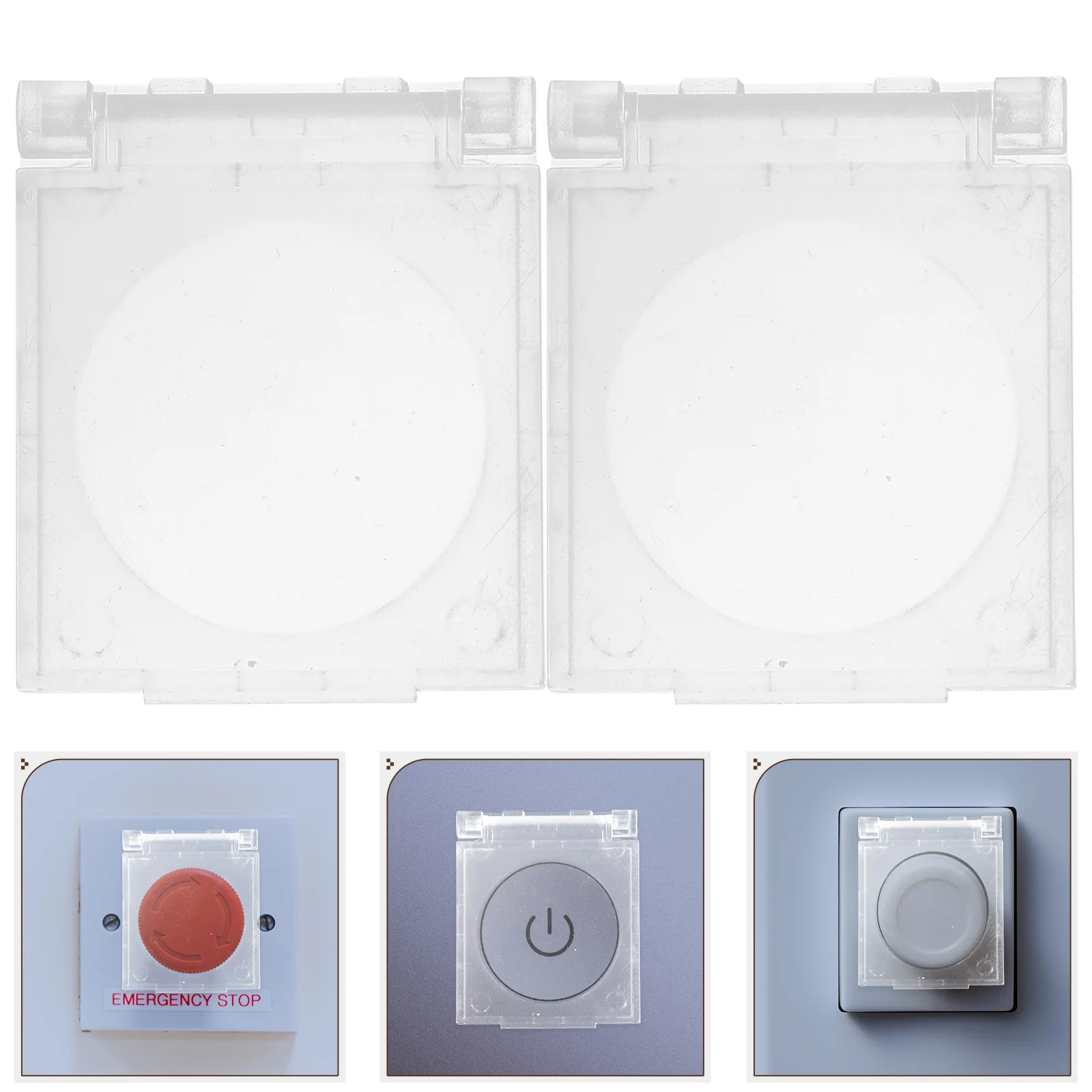 

2pcs 22Mm Push Covers For Light Pad Switches Rhinestone Painting Art Touch Button Protector Sealed Design Easy Installation