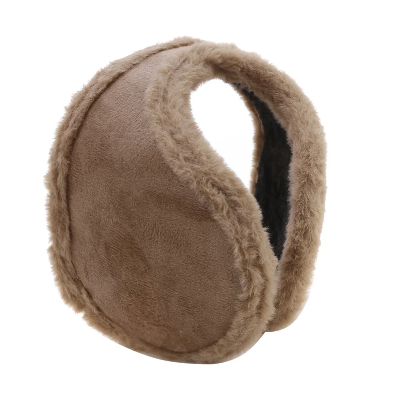 Soft Plush Ear Warmer Winter Warm Earmuffs for Women Men Fashion Solid Color Earflap Outdoor Cold Protection Ear-Muffs Ear Cover