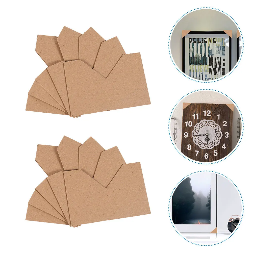 

50pcs Corner Protectors Picture Frame Paper Edge Protector Packaging Guards Furniture Shipping Art Practical