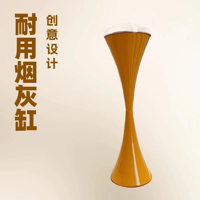 Floor-to-ceiling Bathroom Ashtray Vertical with Cover Creative Personality Fashion Elevator Ktv Toilet Living Room Ashtray