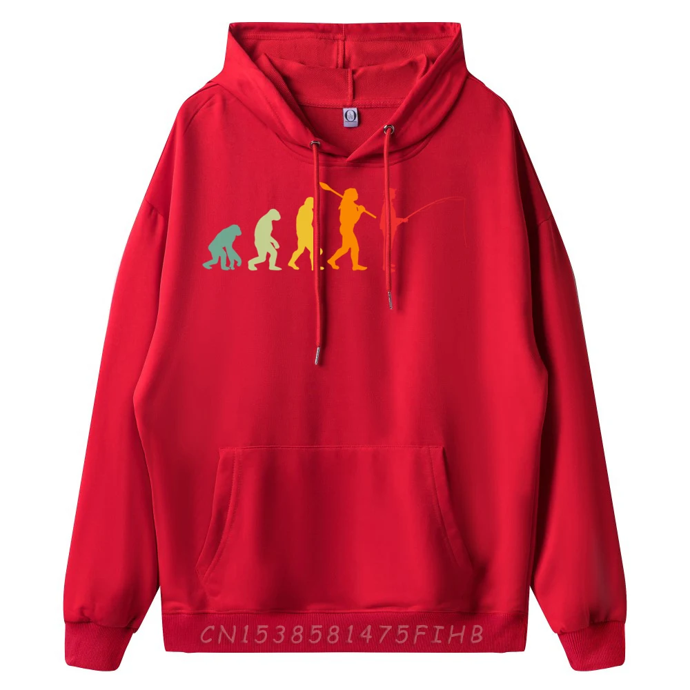 Grappige Retro Vissen Evolutie Voor Vissen Teehoodie Herfst Merk Kleding Punk Stijl Man Sweatshirts