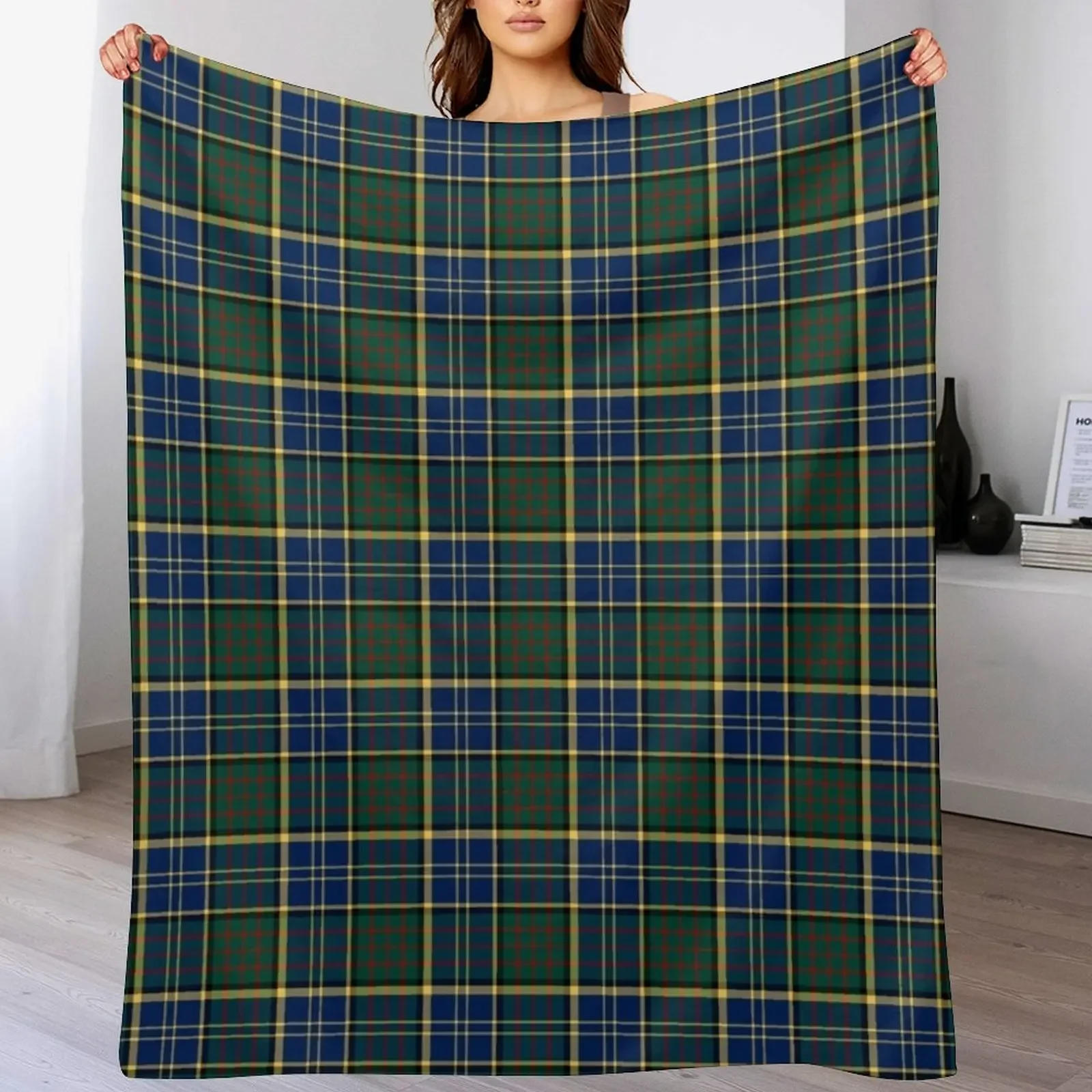 

Clan MacMillan Hunting Tartan Throw Blanket Thins Comforter Plaid on the sofa Sofa Blankets