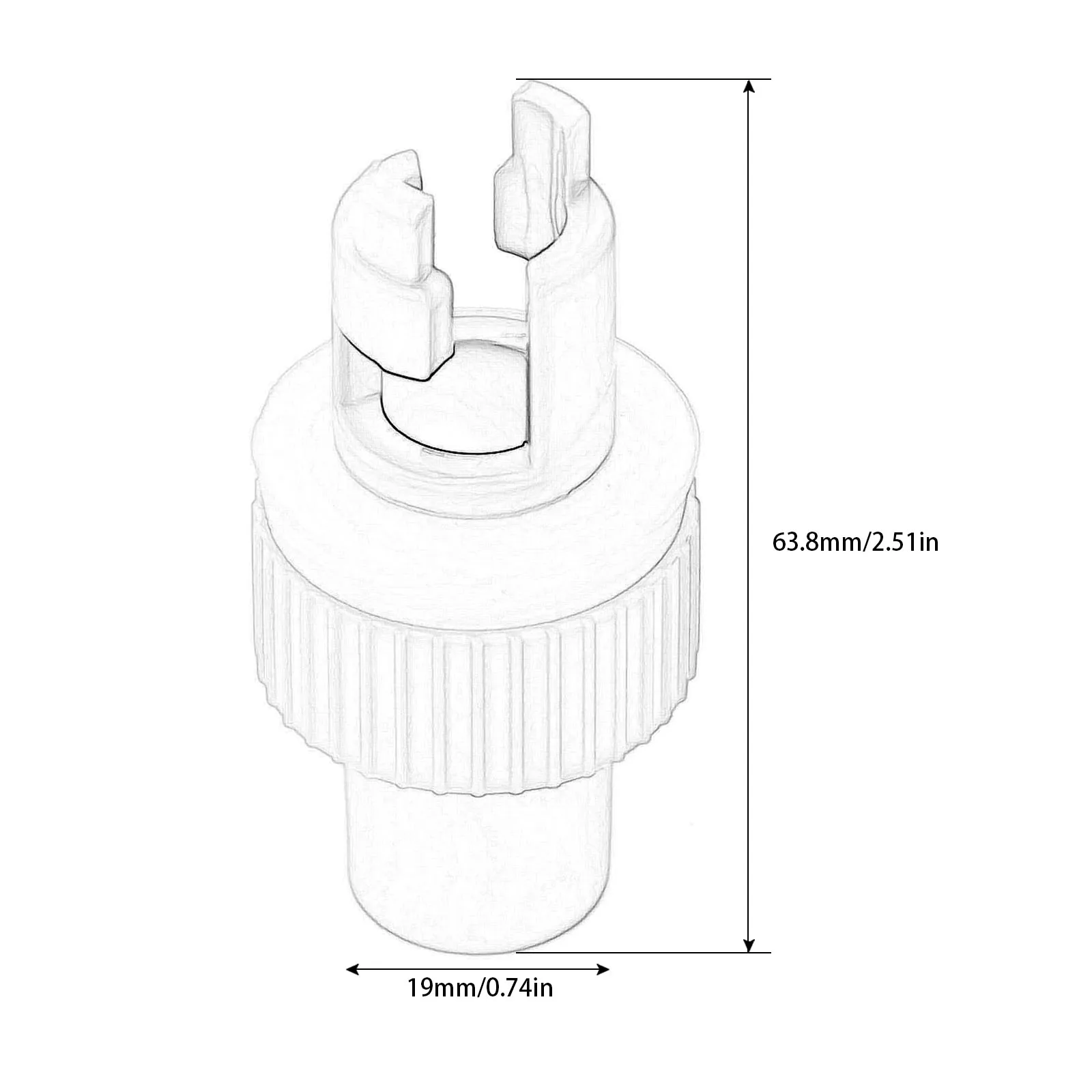 Air Valve Adaptor Connector For Inflatable Between Air Pump Hose & Screw Valve Of Inflatable Boat Kayak Rowing Boats Accessories