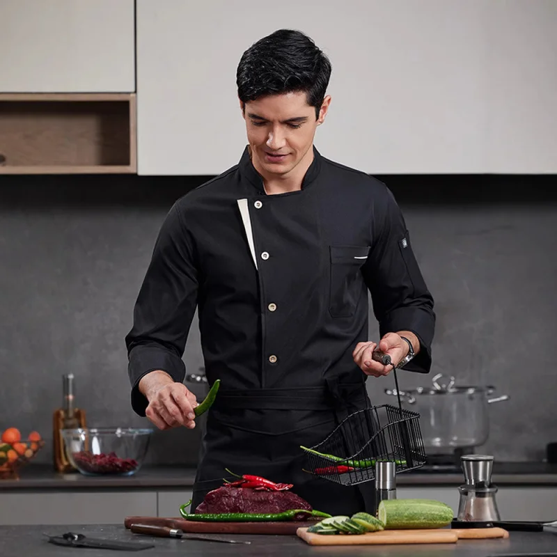 

Ресторан, западный ресторан, отель, столовая, униформа шеф-повара отеля, униформа пекаря с длинными рукавами, униформа кондитера, униформа шеф-повара стейкхауса LO