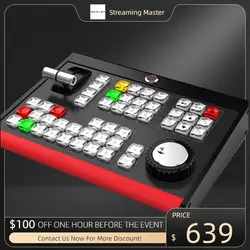 REW580PRO Control Panel Vmix Switcher Real Time Live Slow Motion Playback Keyboard for New Media Live Youtube pk blackmagic