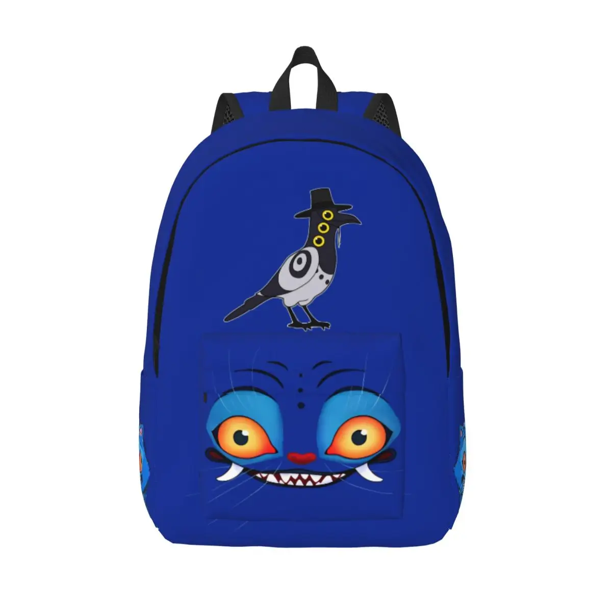 

Derpy Tiger Cat Backpack for Men Women Casual Student Work Daypack Huntrix Kpop Demon Hunters Laptop Computer Canvas Bags