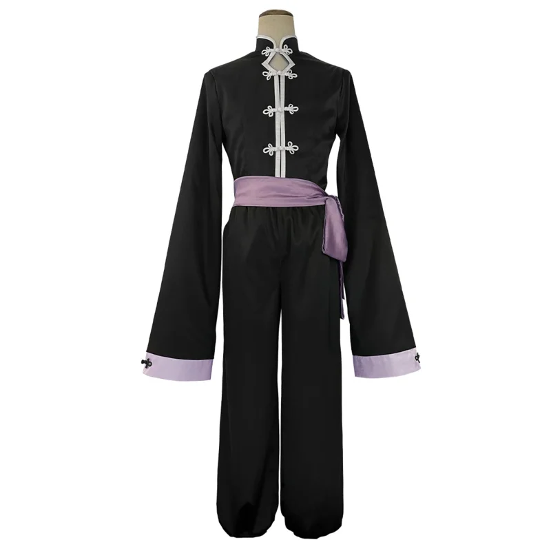 Blue Lock Anime Nagi Cosplay disfraz de China negro Kung Fu Tang traje peluca rosa red fibras sintéticas tamaño ajustable Party6;d'3, h'7