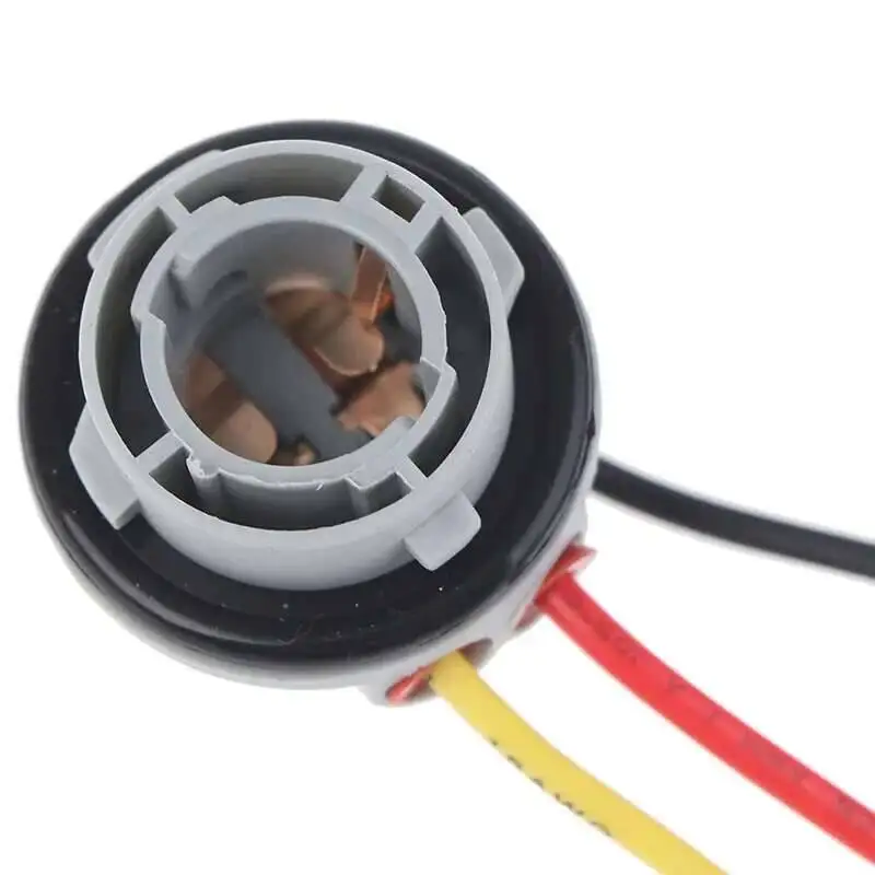 10Pcs 1157 BAY15D Lamp Holder Bulbs P21/4 Adapter Base Socket Connector Plastic Car Accessories For Turn Signal Headlight Light view 5